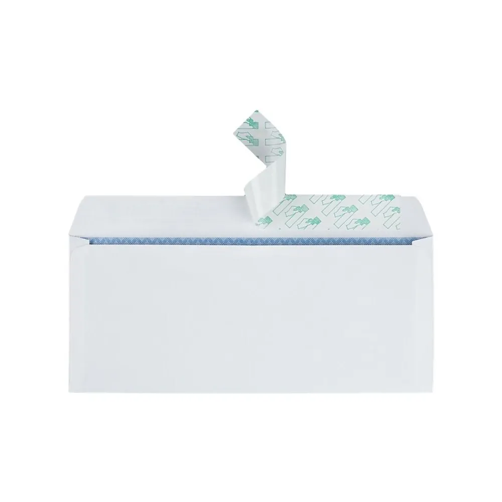 Quality Park Self Seal Security Tinted #10 Business Envelopes, 4 1/8" x 9 1/2", White Wove, 500/Box (QUA69122)