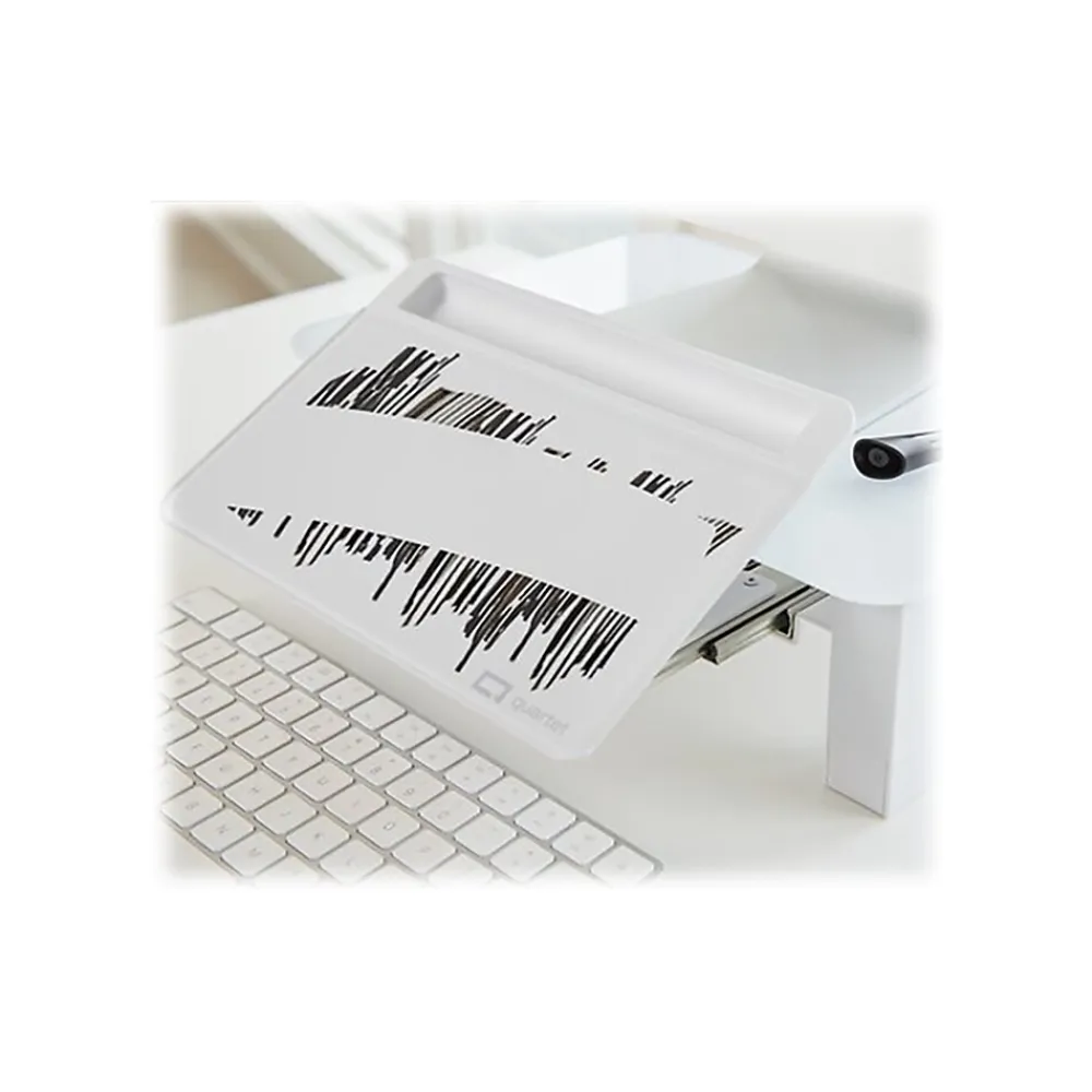 Online Quartet Adjustable Riser with Dry-Erase Board, White (Q090GMRW01)