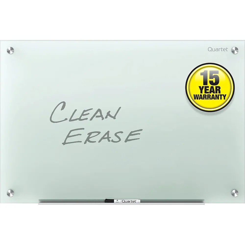 Dry Erase*Quartet Infinity Glass Dry-Erase Whiteboard, 8' x 4' (G9648F)
