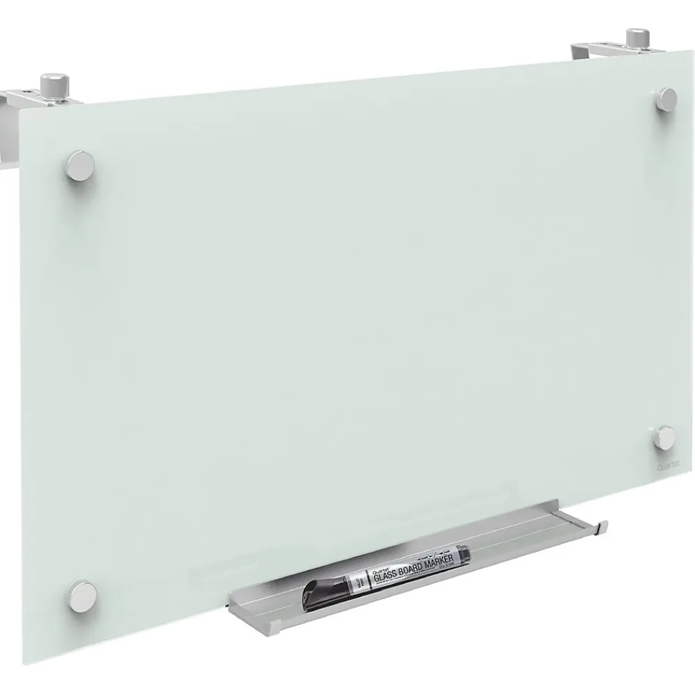 Dry Erase*Quartet Infinity Magnetic Glass Cubicle Dry-Erase Whiteboard, 2.5' x 2' (PDEC1830)