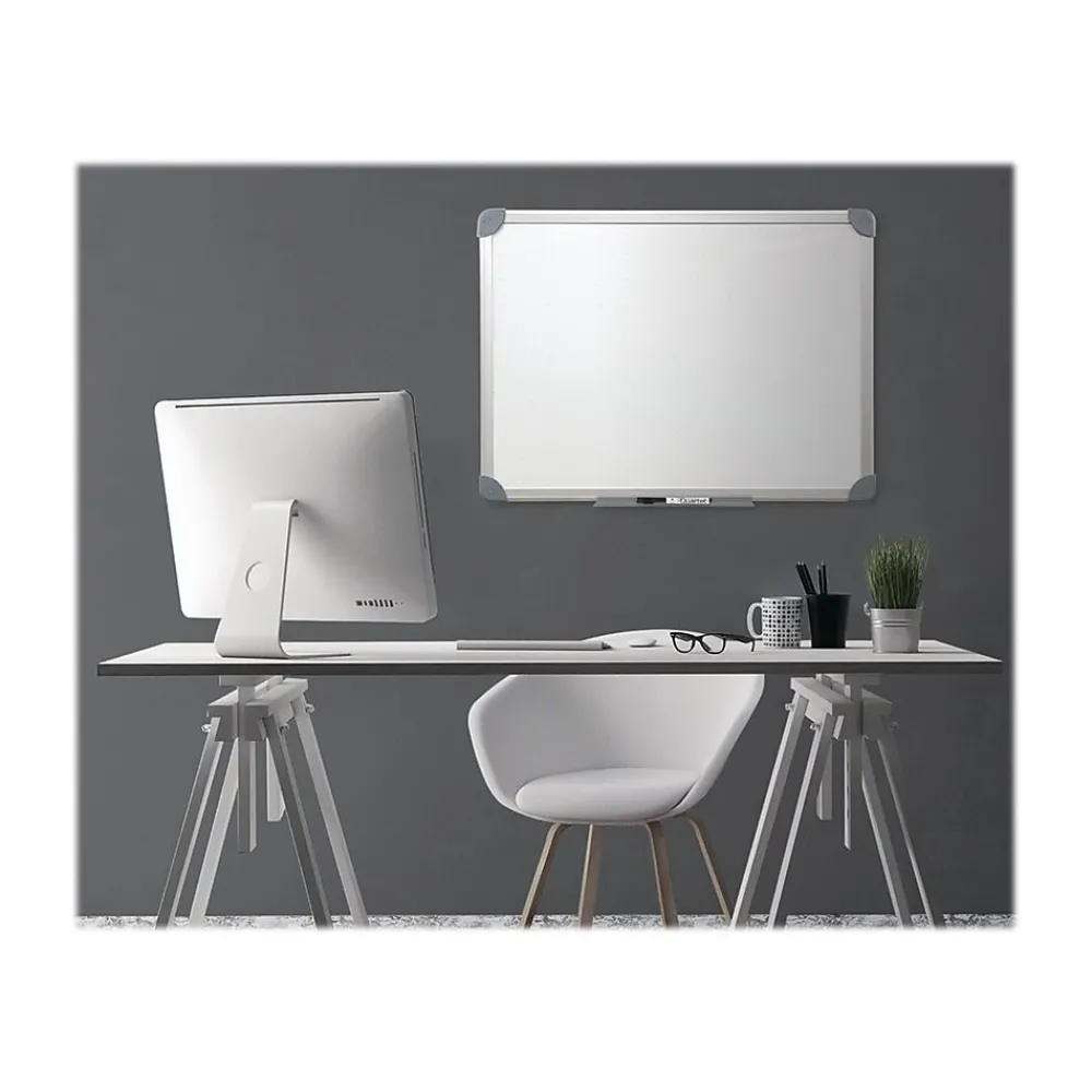 Dry Erase*Quartet Magnetic Painted Steel Dry-Erase Whiteboard, Metal Frame, 17"x23" (13766)