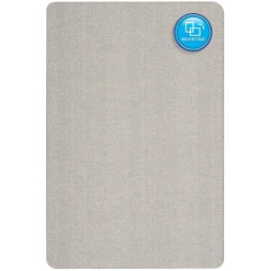 Bulletin*Quartet Oval Office Fabric Bulletin Board, Frameless, 3' x 2' (7683G)