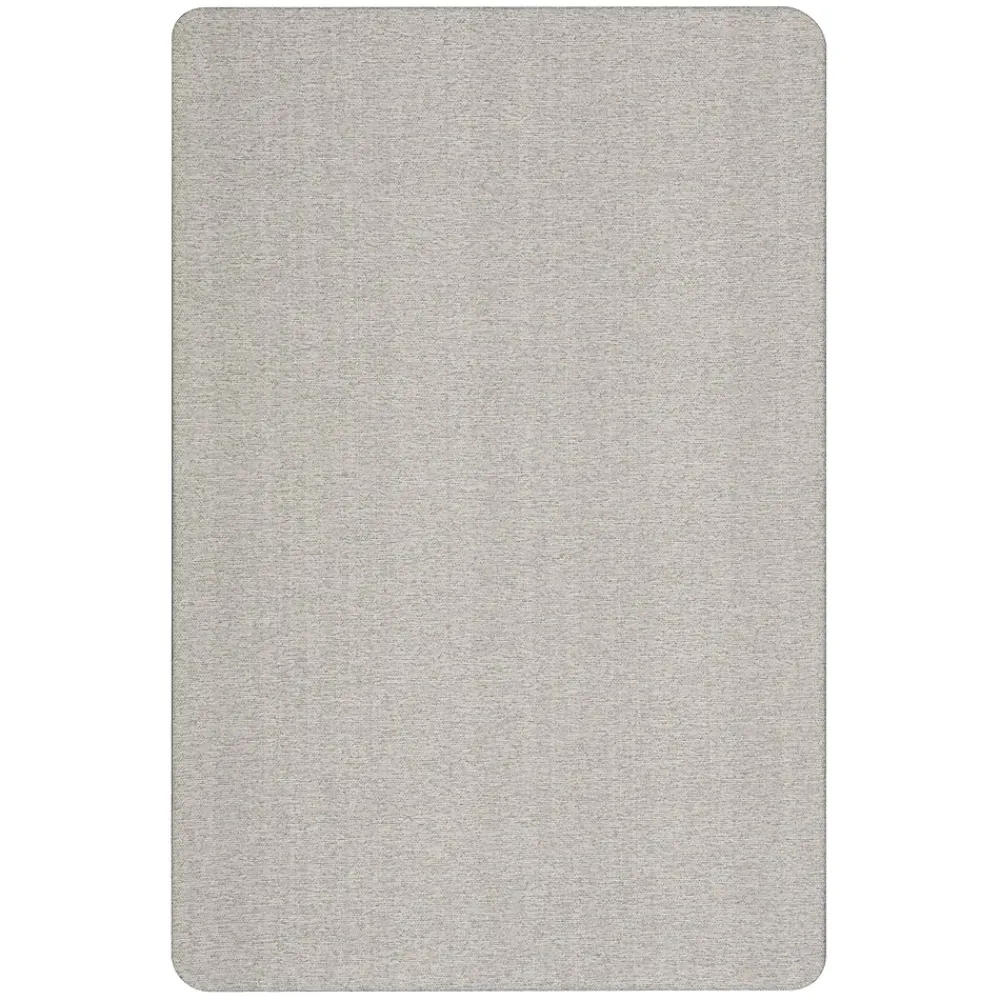 Bulletin*Quartet Oval Office Fabric Bulletin Board, Frameless, 3'H x 4'W (7684G)