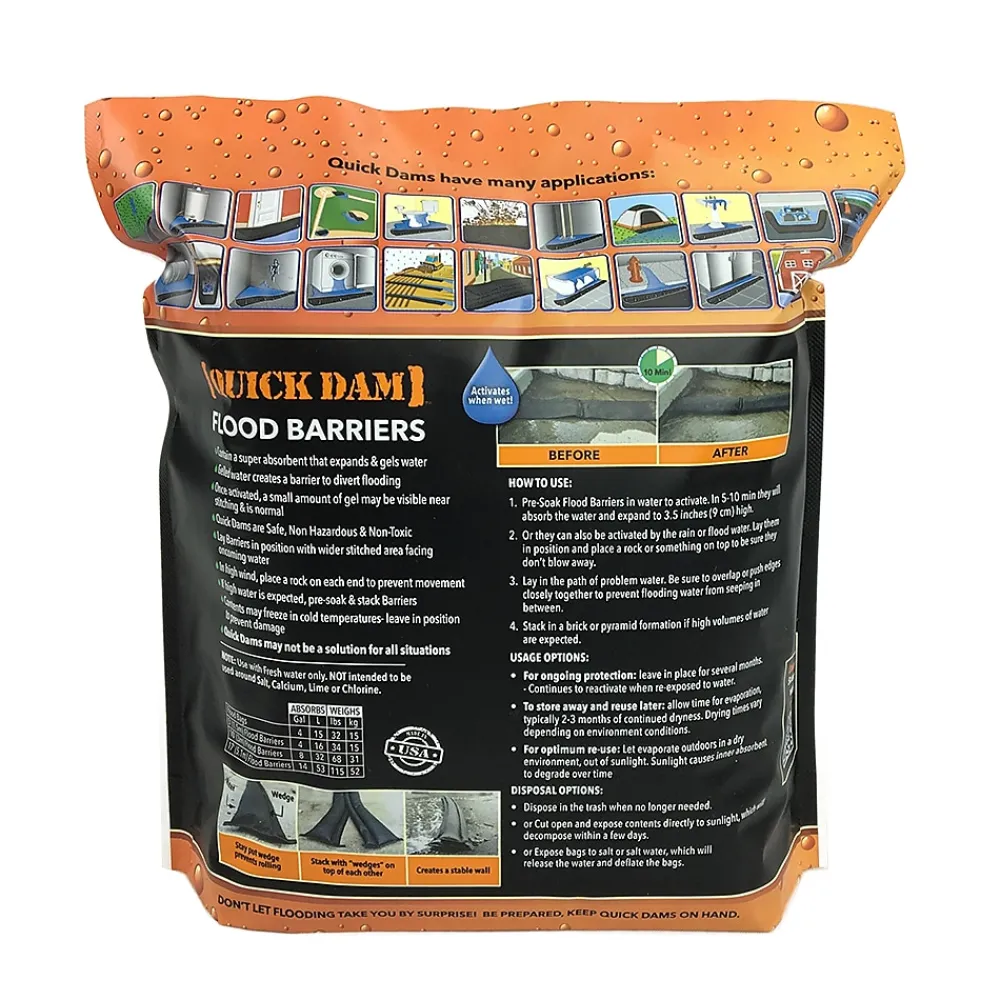 Quick Dam ™ Flood Barriers 3.5" x 10' (120") (QD610-1)