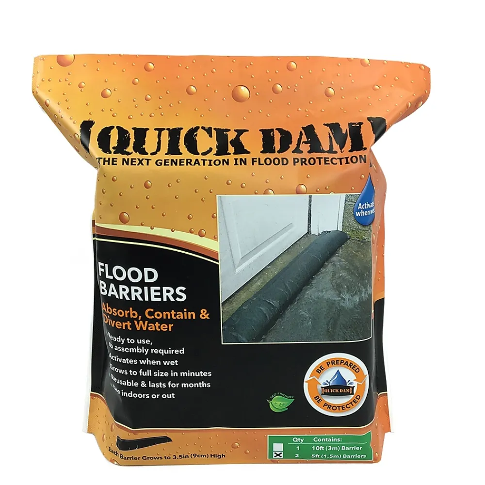 Quick Dam ™ Flood Barriers 3.5" x 5' (60") 2/Pack