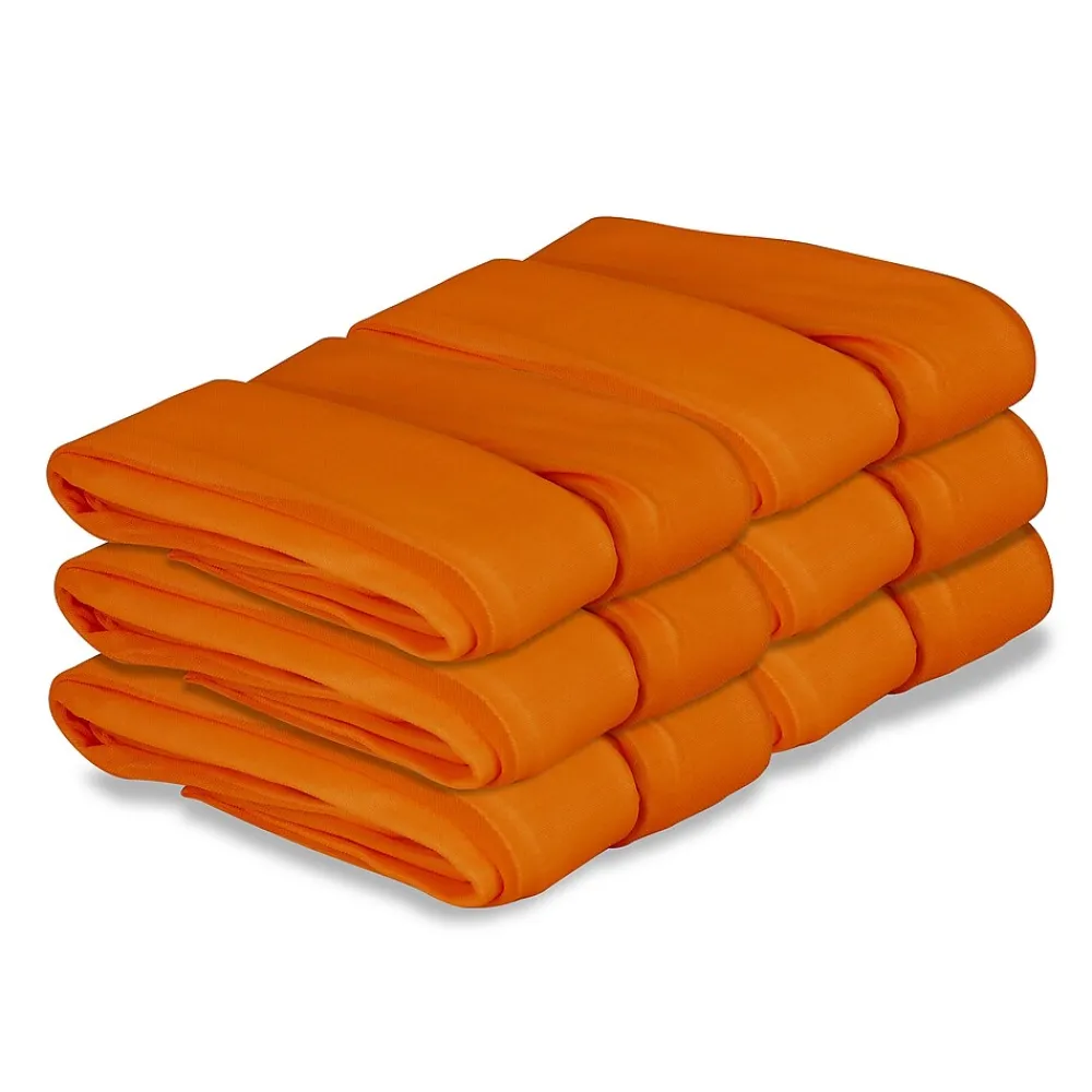 Quick Dam High-Visibility Water Barrier, 120", Up to 8 Gal., 10/Box (QD610-10HV)