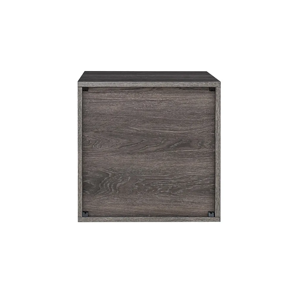 Storage Cabinets*QUUBs 15.75" Storage Cabinet with 2 Shelves, Weathered Gray (G115002300)