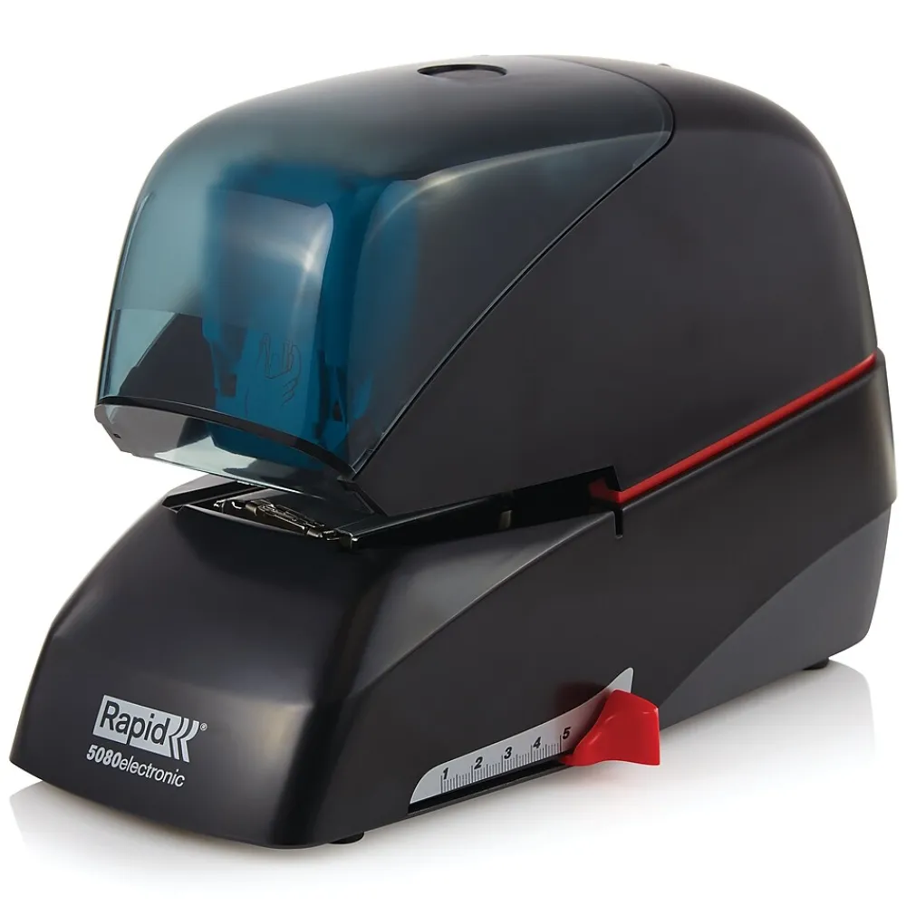 Staplers|Rapid 5080e Professional Automatic Electric Stapler, 90 Sheet Capacity, Black (90147)