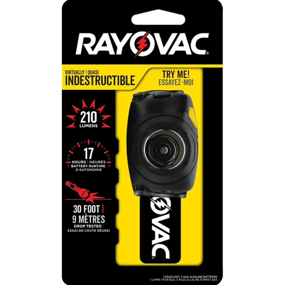 Rayovac Workhorse Pro 3AAA LED Headlight (DIYPHL3AAA-BTA)