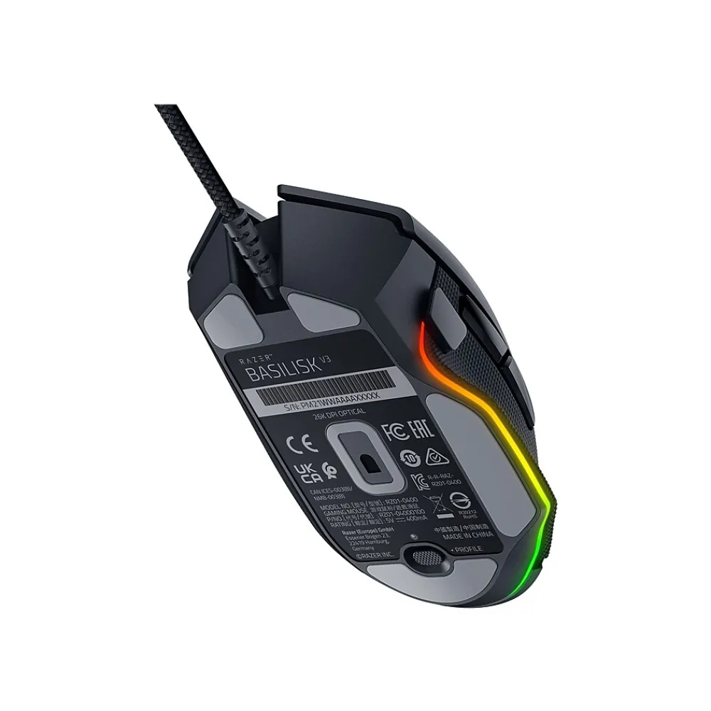 Best Razer Basilisk V3 Optical USB Gaming Mouse, Black (RZ01-04000100-R3U1)