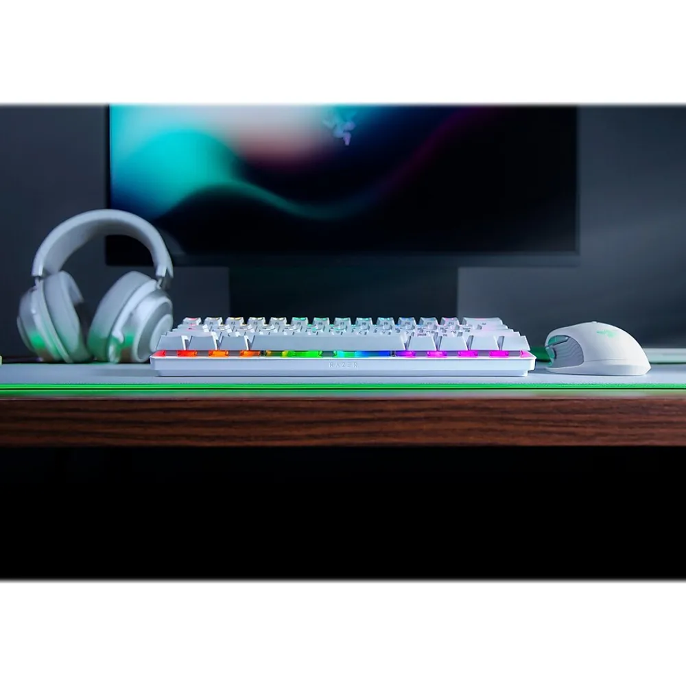 Sale Razer Huntsman Mini Gaming Keyboard, Mercury (RZ03-03390300-R3M1)