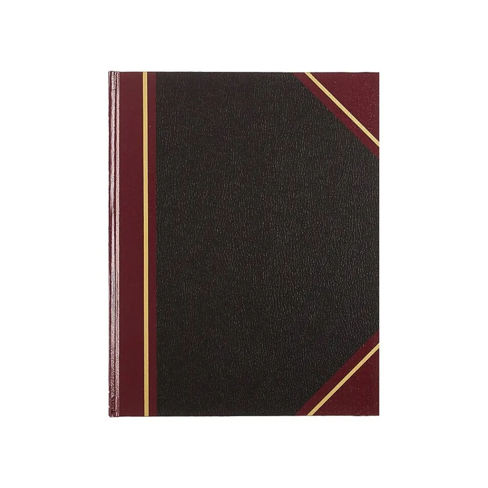 Accounting & Record Journals*National Brand Rediform Texhide Record Book, 7 7/8" x 10", Black, 150 Sheets/Book (56231)