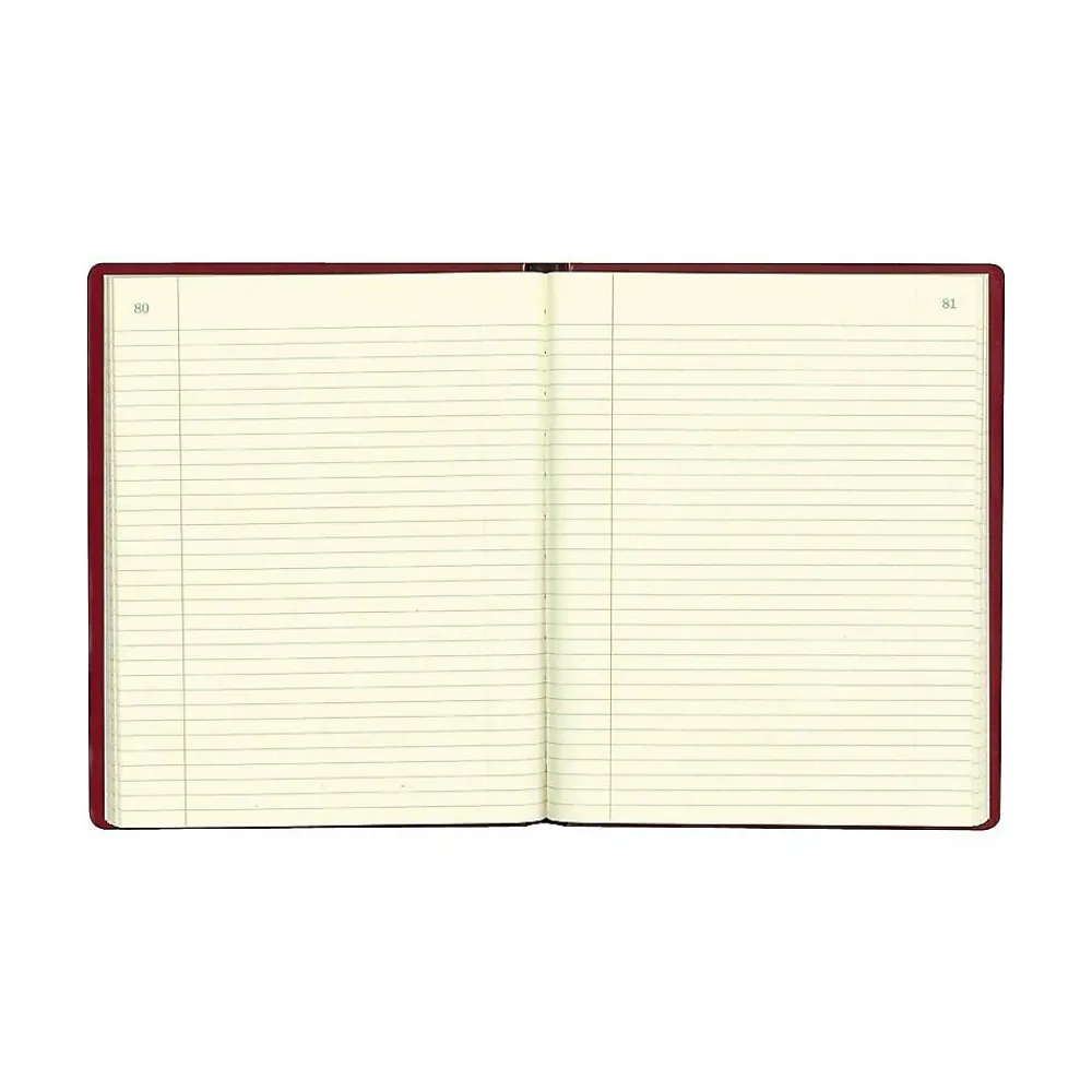 Accounting & Record Journals*Blueline Rediform Vinyl Series Record Book, 8.38" x 10.38", Red, 150 Sheets/Book (57231)