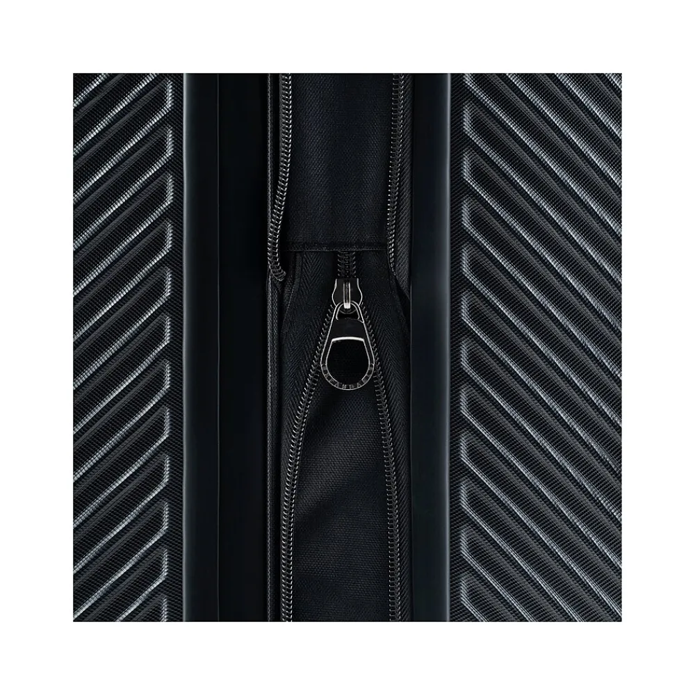 2-Piece Hardside Spinner Carry-On Luggage Set, TSA Checkpoint Friendly, Black (HLG2102RB-BLACK)<Reebok Clearance