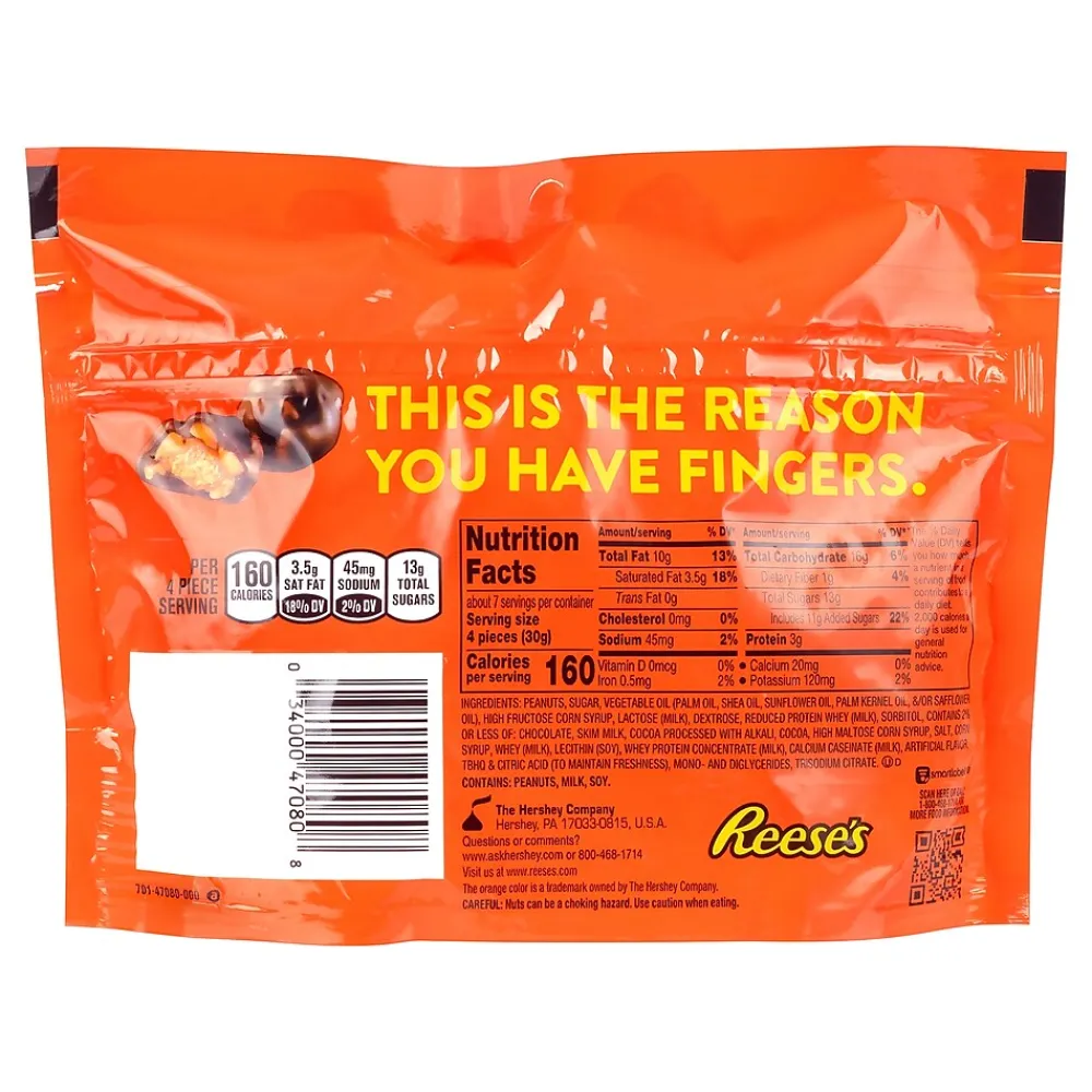Reese's Unwrapped Cluster Bites Pouch, 7 oz, 8/Pack (220-02452)