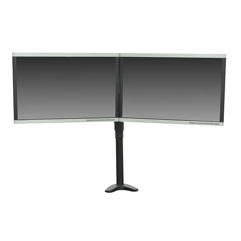 Online Regency Adjustable Double Screen Articulating Monitor Mount, Up to 24", Black (CA2)