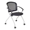 Office Chairs*Regency Cadence Mesh Nesting Chair, Black, 12/Pk (2309BK12PK)