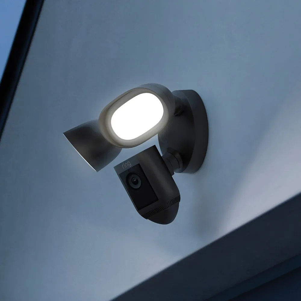 Ring Floodlight Cam Pro Outdoor Wireless Security Camera, Black (B0CG6RXMNV)