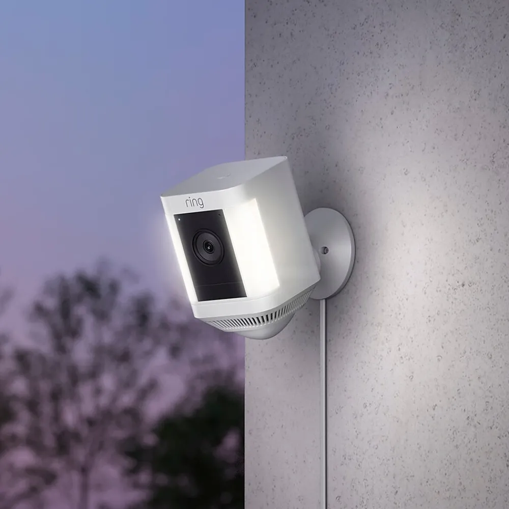Ring Spotlight Cam Plus Outdoor Wireless Security Camera, Black (B09J6BCPHG)