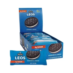 Rip Van Leos Cookies & Cream Sandwich Cookies, 1.69 oz., 10 Packs/Box (0009)