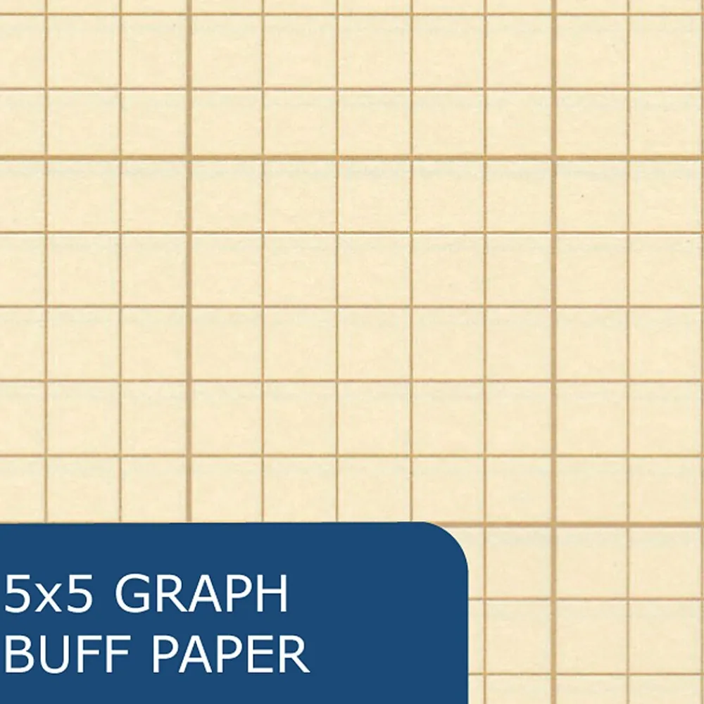 Notebooks|Roaring Spring Paper Products Roaring Spring Engineer Calculation 1-Subject Computation Notebooks, 8.5" x 11", Graph Ruled, 100 Sheets, Manila (95182)