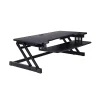 Standing Desks*Rocelco 38"W Manual Adjustable Standing Desk Converter, Black (R DADRB)