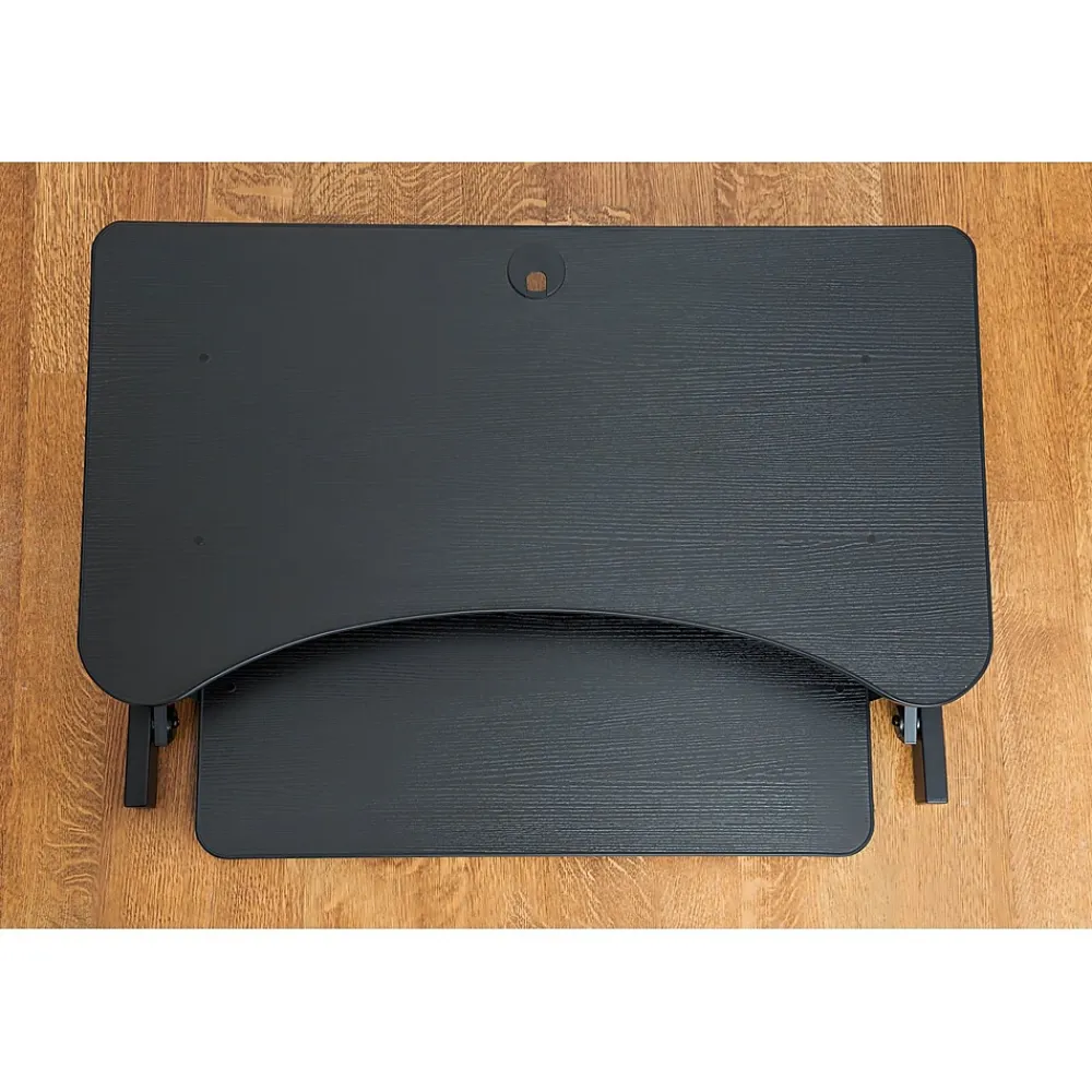 Standing Desks*Rocelco 38"W Manual Adjustable Standing Desk Converter, Black (R DADRB)