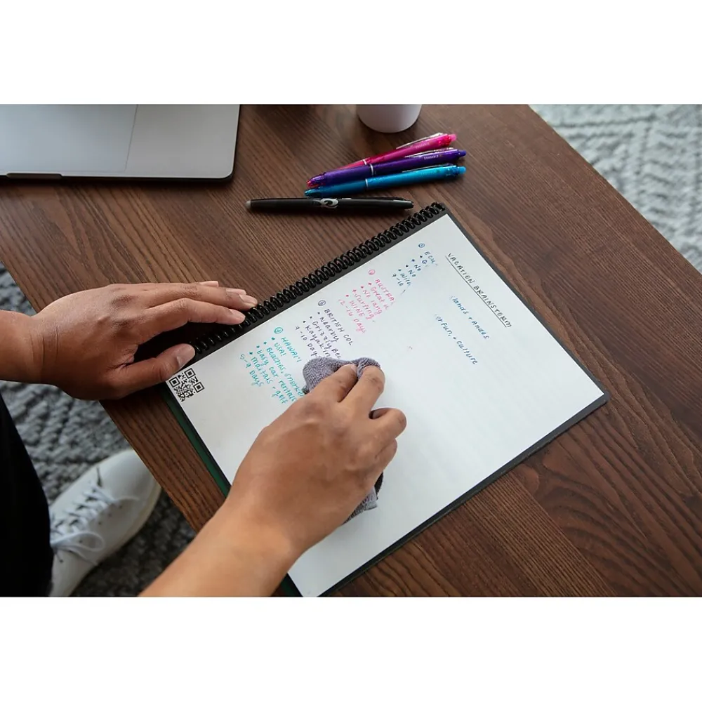 Notebooks|Rocketbook Core 1-Subject Smart Notebook, 8.5" x 11", Dotted, 32 Sheets, Blue (EVR-L-K-CDF)