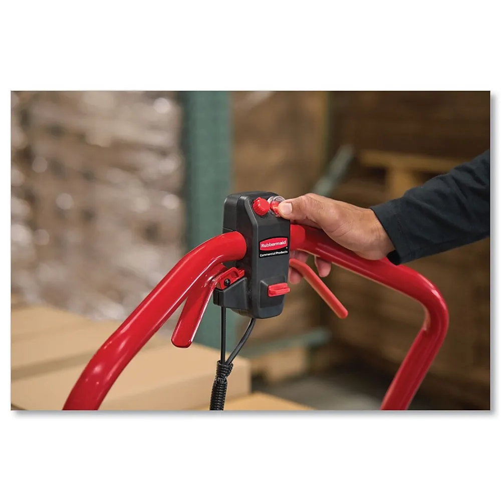 Rubbermaid Commercial Motorized Kit for 30" x 60" Platform Truck, Black/Red (2173661)