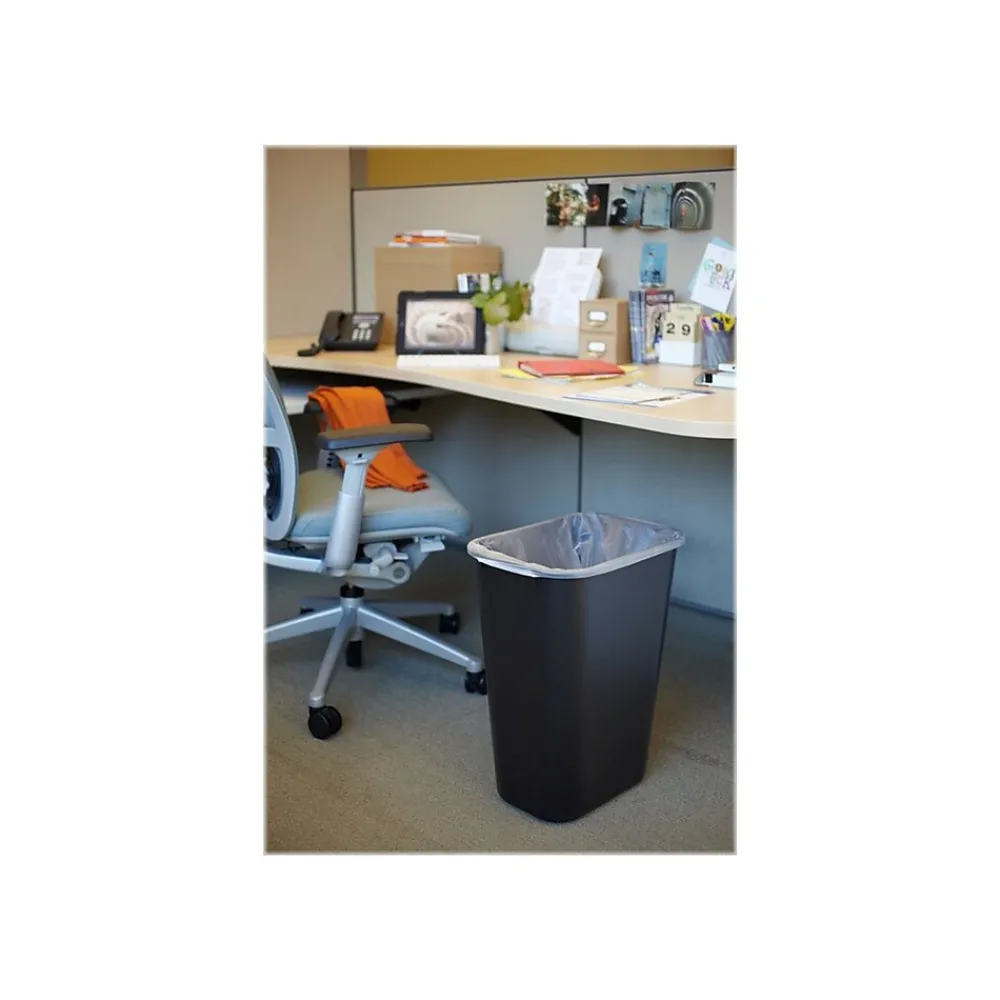 Indoor Trash Can, Black Resin, 10.25 Gal. (FG295700BLA)<Rubbermaid Sale