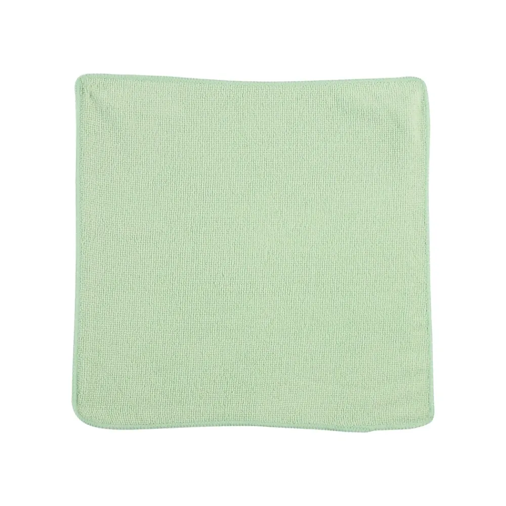 Microfiber Cleaning Cloths, 16" x 16", Green, 24 Cloths/Pack (1820582)<Rubbermaid Hot