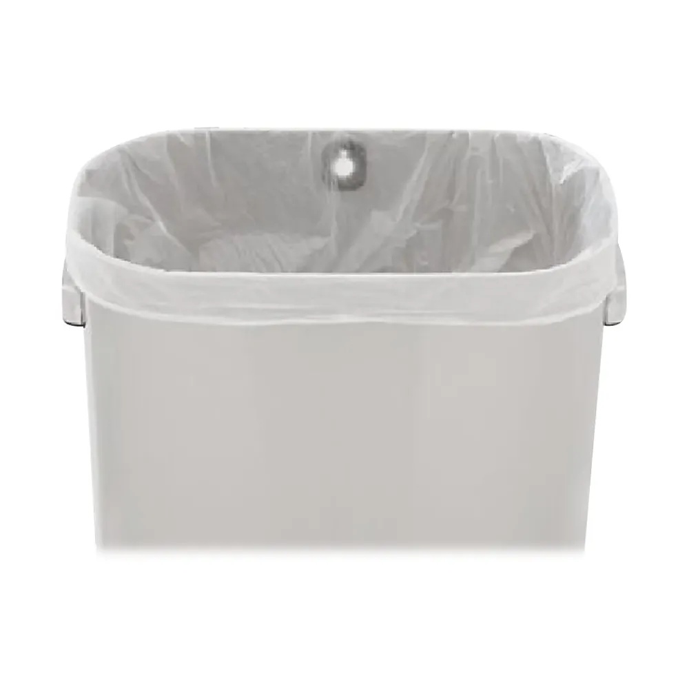 Refine Stainless Steel Indoor Trash Can with Open Lid, 15 Gallon, Silver (2147581)<Rubbermaid Hot