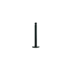 Smokers' Pole Aluminum Trash Can with no Lid, Black, 1.06 Gallon (FGR1BK)<Rubbermaid