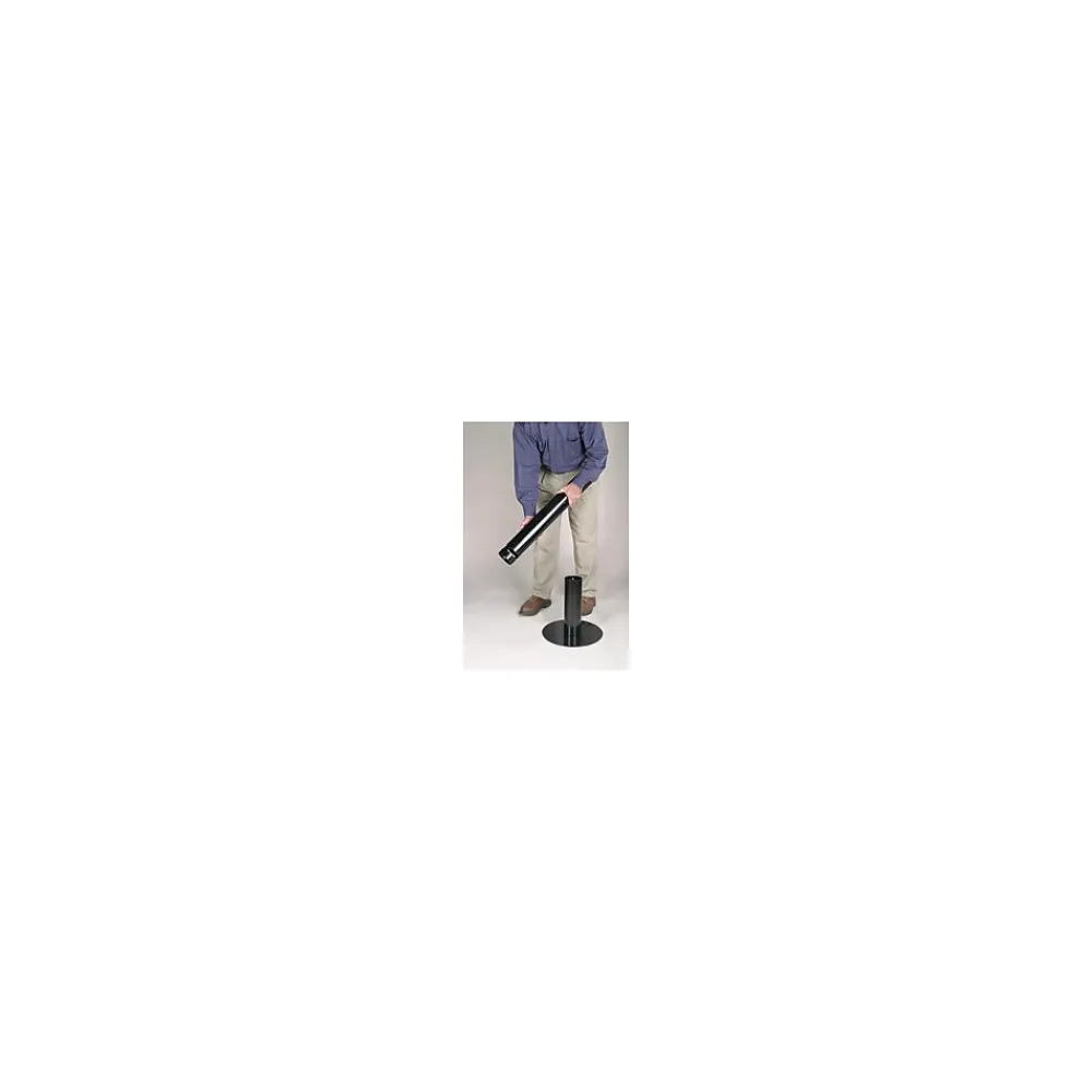 Smokers' Pole Aluminum Trash Can with no Lid, Black, 1.06 Gallon (FGR1BK)<Rubbermaid
