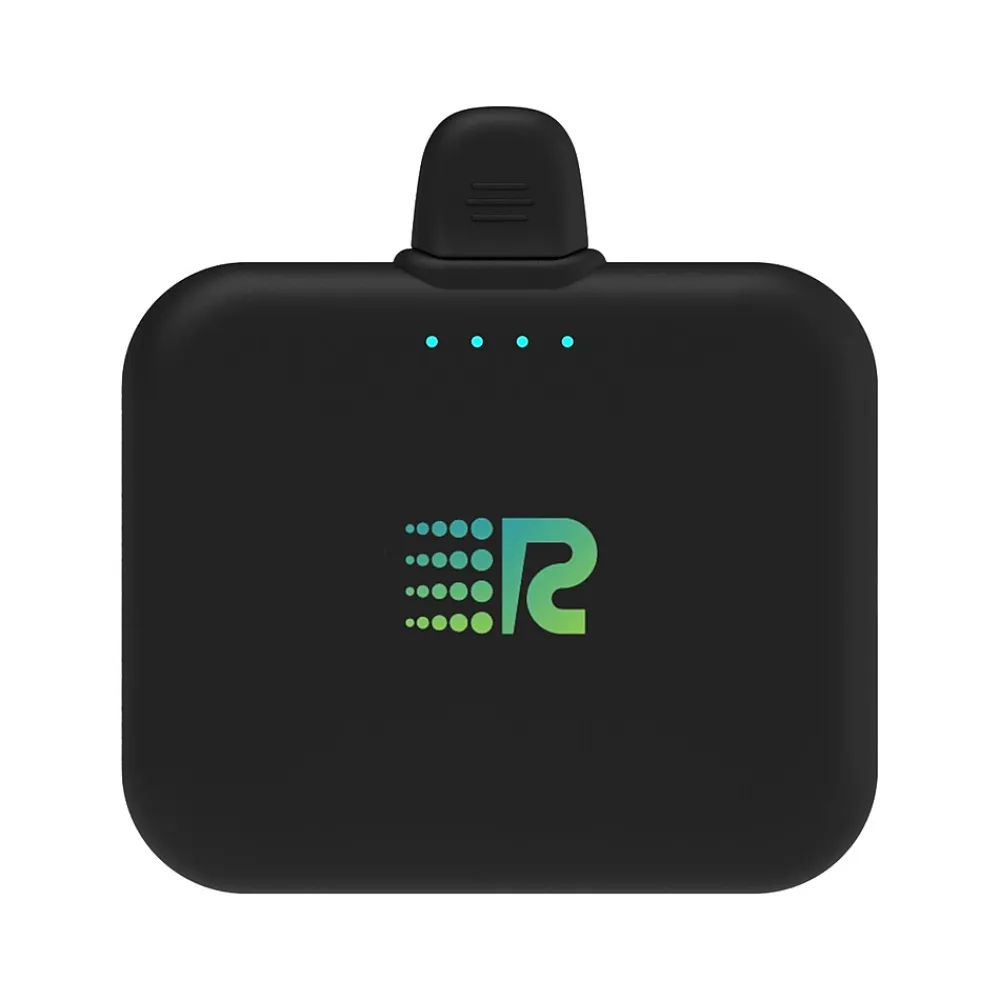 Air Micro-USB Power Bank for Most Smartphones, 2500mAh, Black (RC25-M-G2-BLCK)<Rush Charge New
