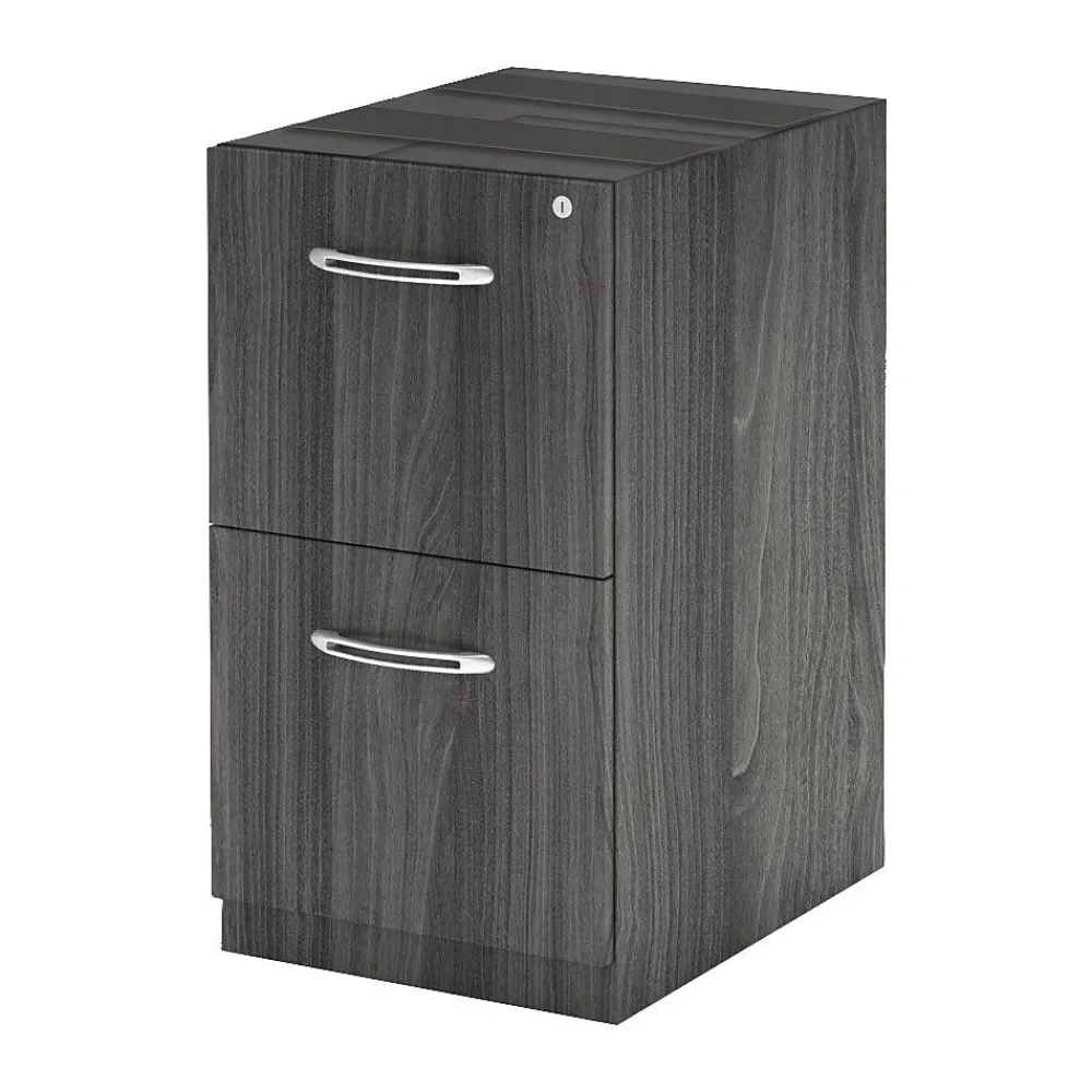 File Cabinets*Safco Aberdeen 15 1/4' 'Desk Pedestal, File/File, Gray Steel (AFF26LGS)