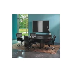 Conference Room Tables*Safco Aberdeen 96"W Boat-Shaped Table, Mocha (ACTB8LDC)