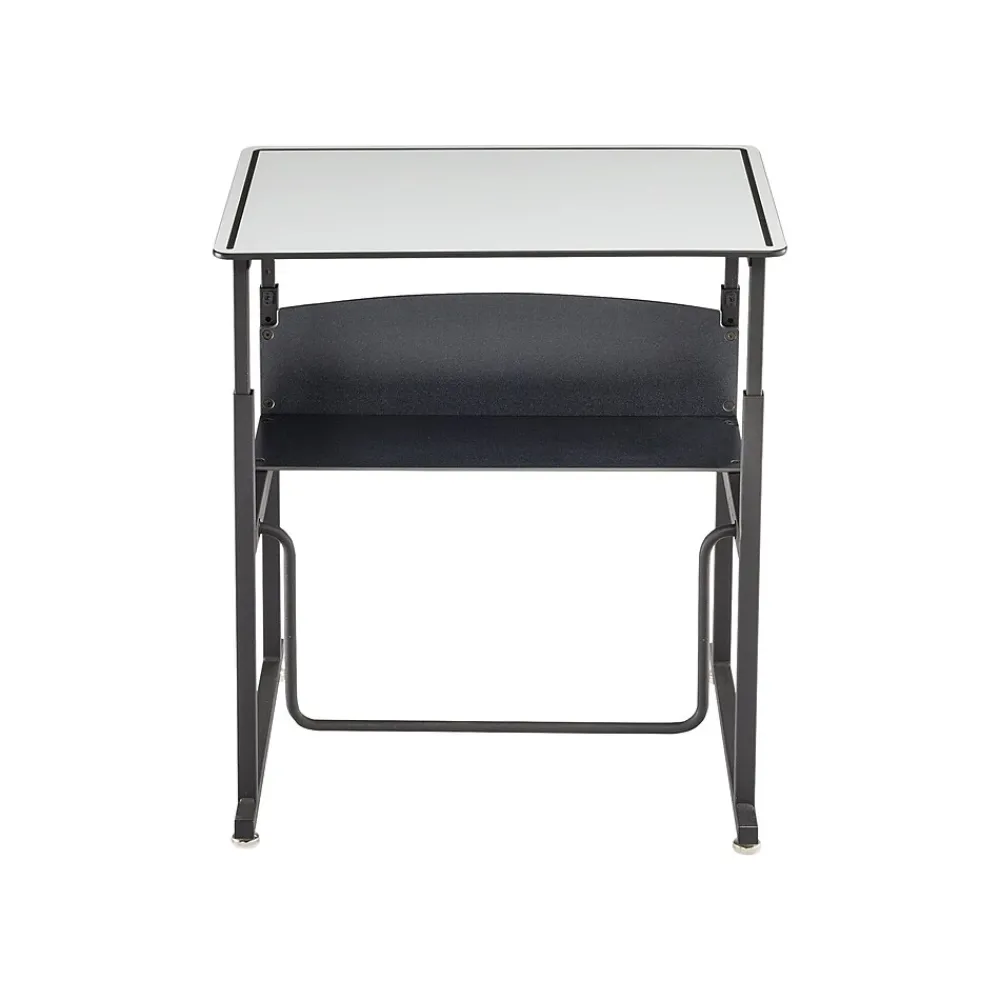 Standing Desks*Safco AlphaBetter 26" - 42" Plastic/Steel Adjustable Desk, White/Black (1203DE)