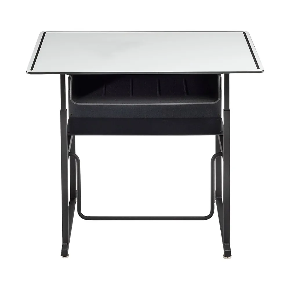 Standing Desks*Safco AlphaBetter 26" - 42" Plastic/Steel Adjustable Desk, White/Black (1209DE)