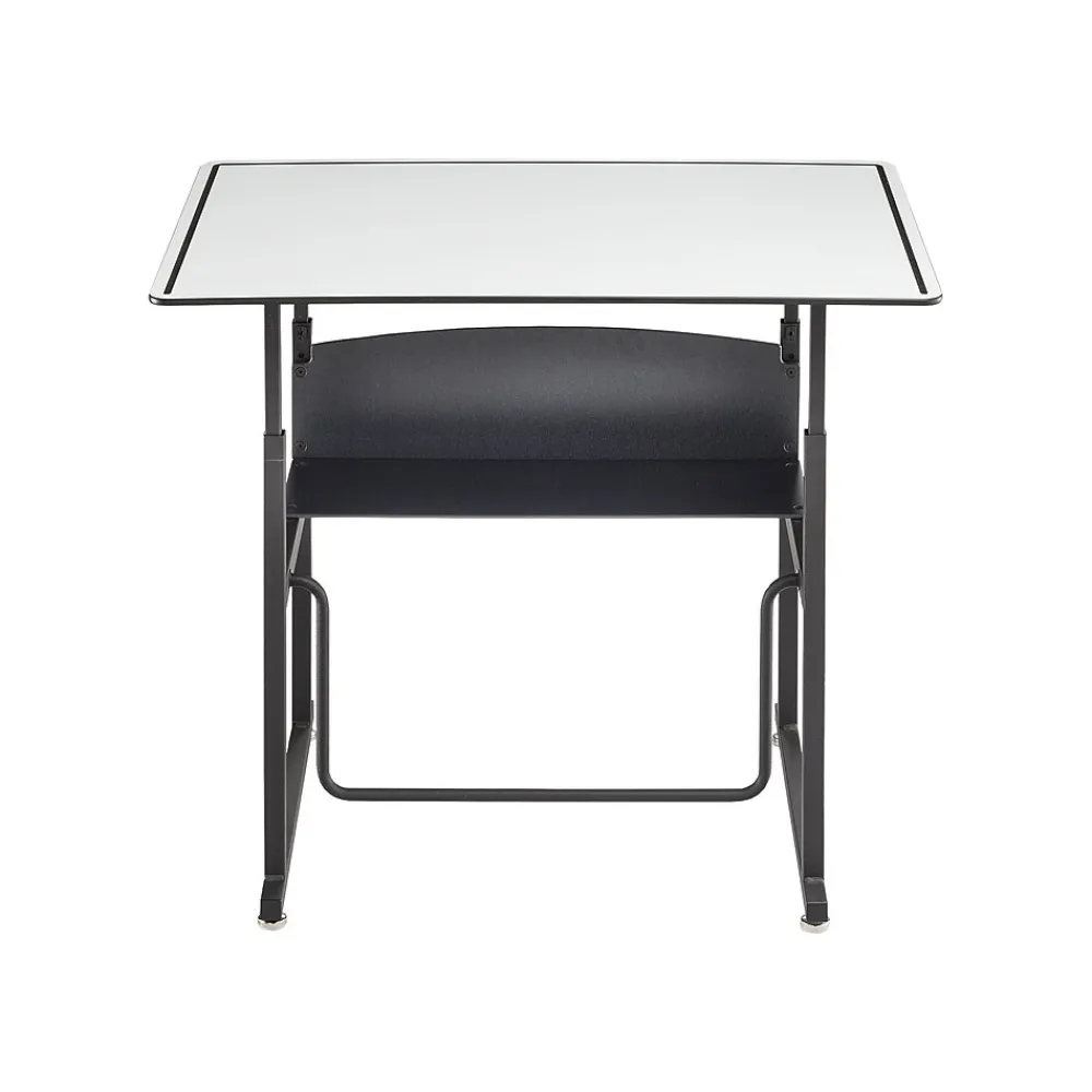 Standing Desks*Safco AlphaBetter 26" - 42" Plastic/Steel Adjustable Desk, White/Black (1208DE)
