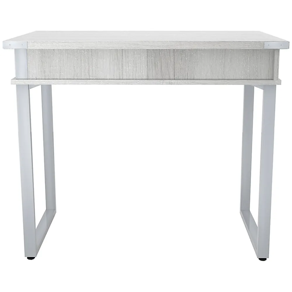 Office Desks*Safco Mirella SOHO 36"W Table Desk with Drawer, White Ash (5512WAH)
