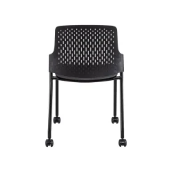 Folding & Stacking*Safco Next Polypropylene Office Chair, Black, 4/Carton (4314BL)