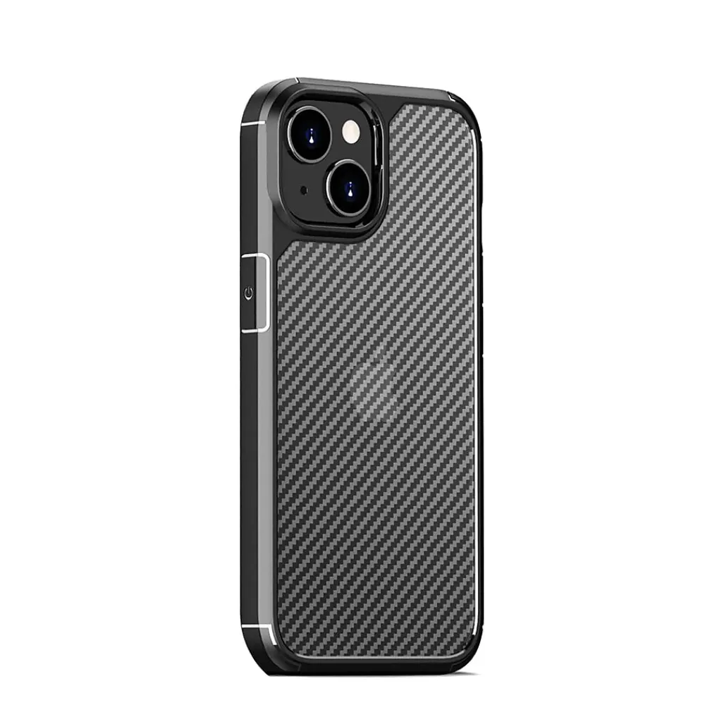 SaharaCase Anti-Slip MagSafe Phone Case for iPhone 15 Plus, Shock Absorbing, Black (CP00448)