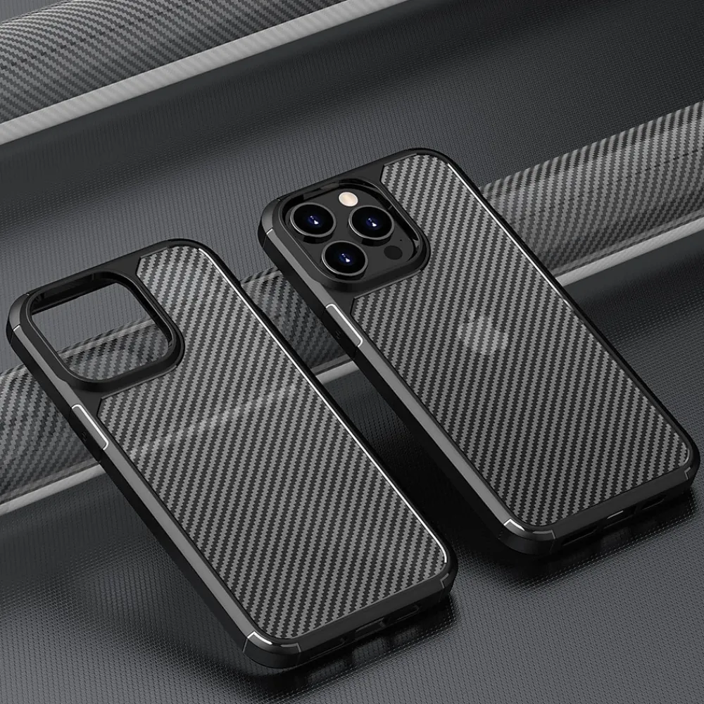 SaharaCase Anti-Slip MagSafe Phone Case for iPhone 15 Pro Max, Shock Absorbing, Black (CP00470)