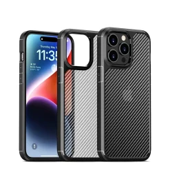 SaharaCase Anti-Slip MagSafe Phone Case for iPhone 15 Pro, Shock Absorbing, Black (CP00457)