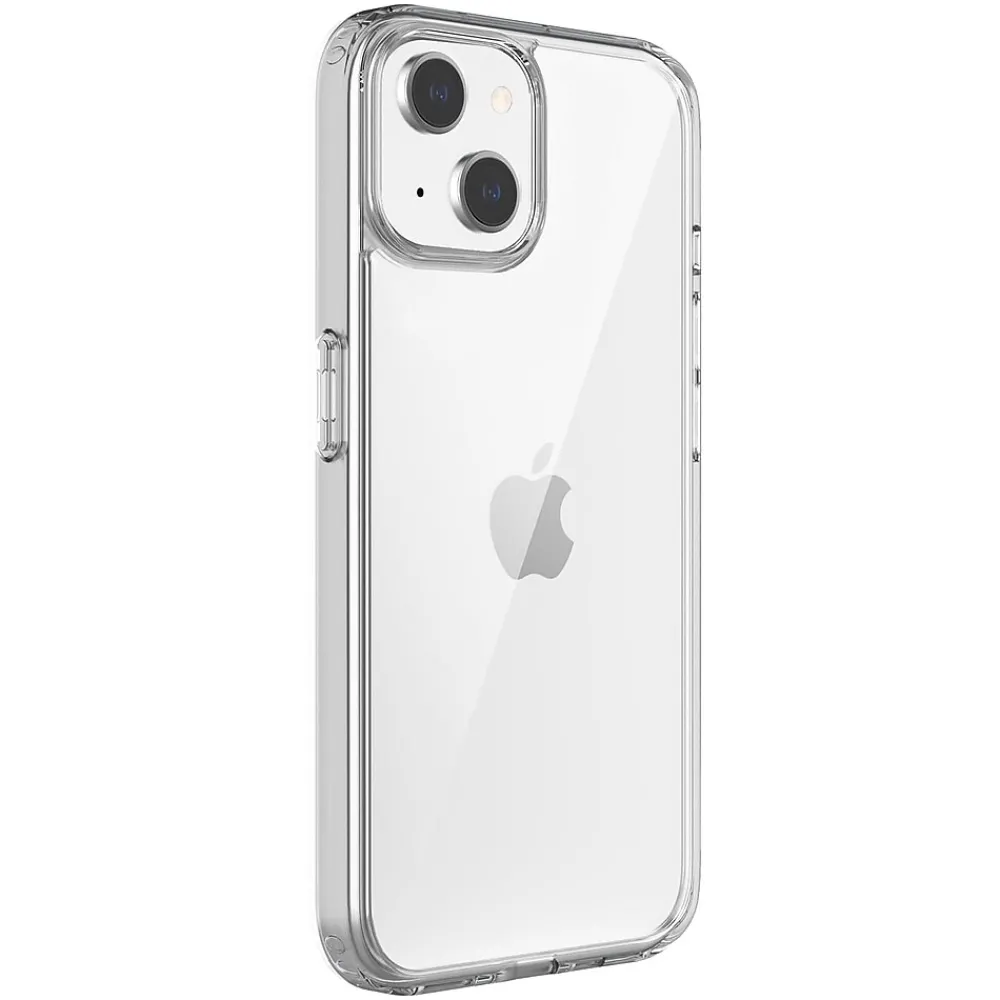 SaharaCase Hybrid-Flex Hard Shell MagSafe Phone Case for iPhone 15 Plus, Shock Absorbing, Clear (CP00447)