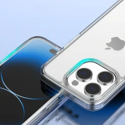 SaharaCase Hybrid-Flex Hard Shell MagSafe Phone Case for iPhone 15 Pro, Shock Absorbing, Clear (CP00456)