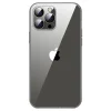 SaharaCase Hybrid-Flex Hard Shell MagSafe Phone Case for iPhone 15 Pro, Shock Absorbing, Clear Black (CP00458)