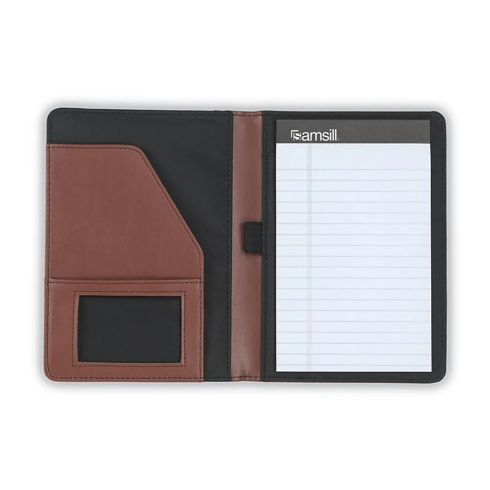 Junior Leather Portfolio Case, Tan (71736)<Samsill Outlet