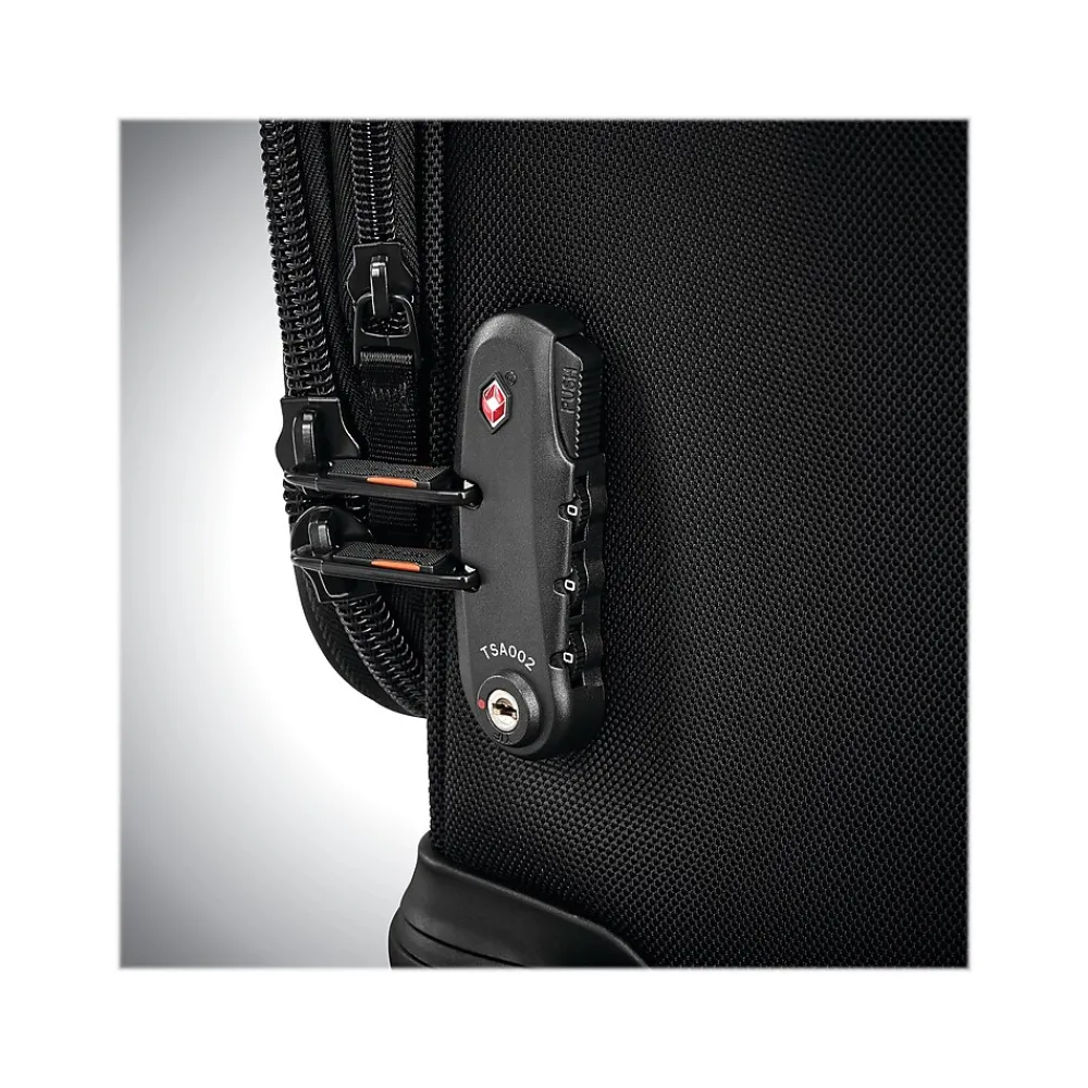 22.4" Carry-On Suitcase, 4-Wheeled Spinner, TSA Checkpoint Friendly, Black (127373-1041)<Samsonite New